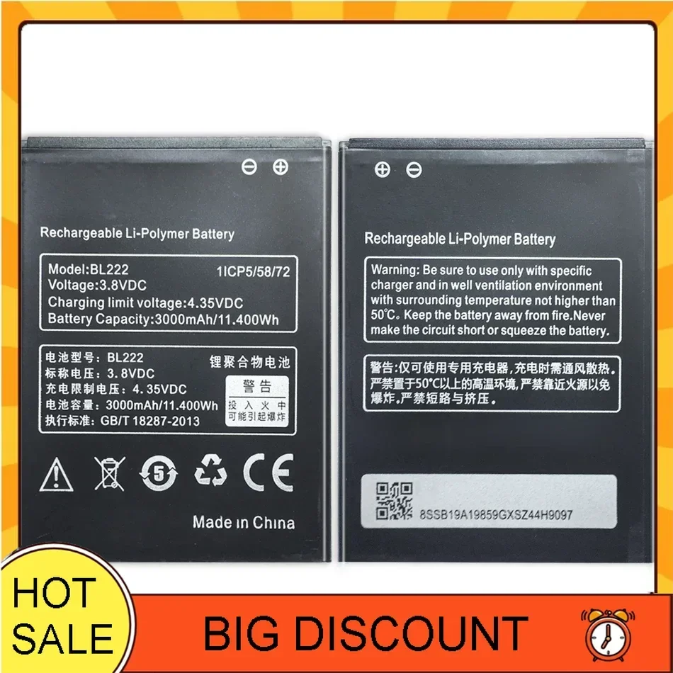 Rechargeable Portable Battery BL198 For Lenovo A860E A859 S890 A850 A830 S880 K860 K860i A678t 2250mAh Mobile Phone Batteries