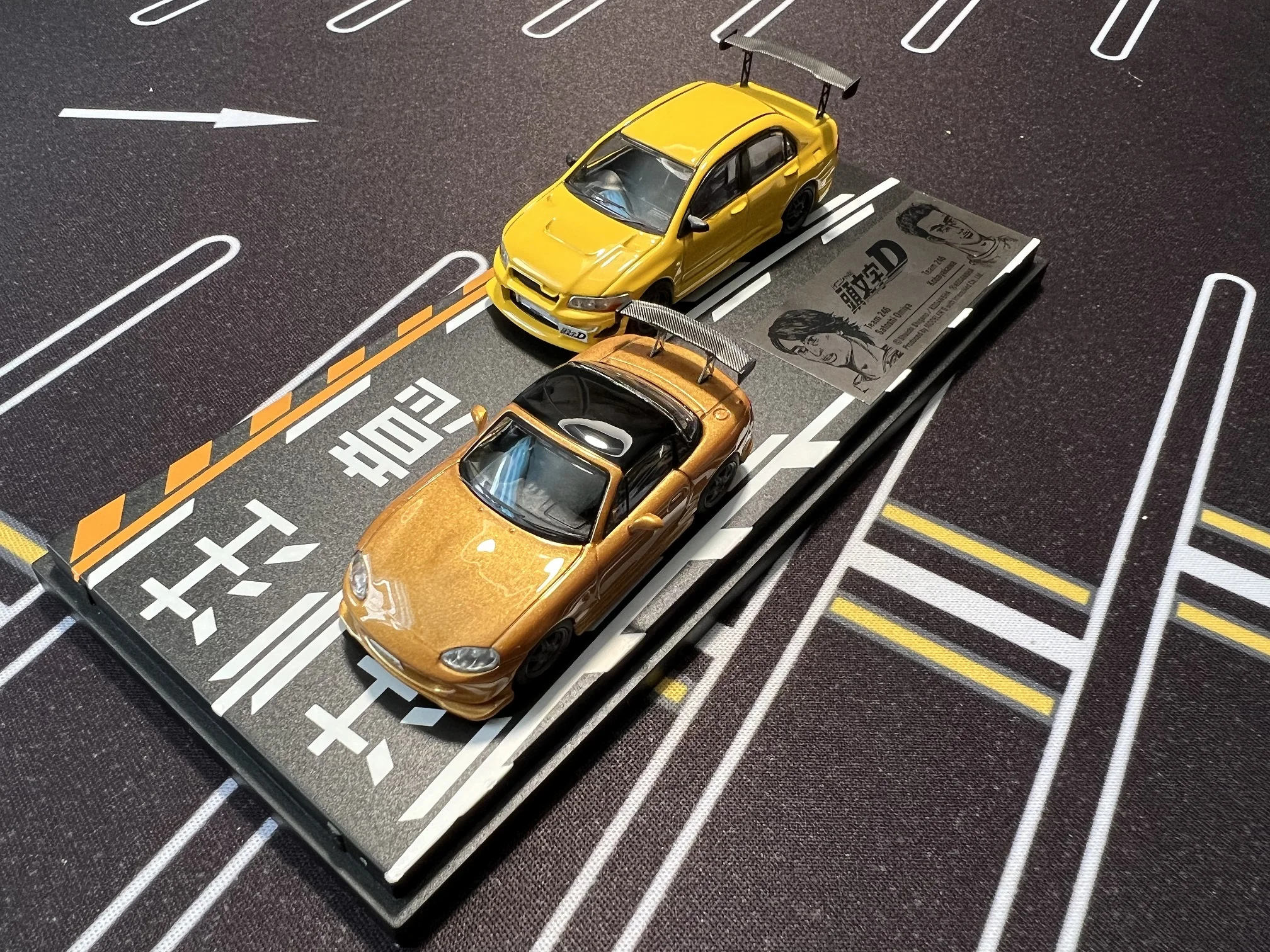

Анимационный клуб моделира 1:64, хобби для взрослых, Mazda EVO VII, литая под давлением модель автомобиля