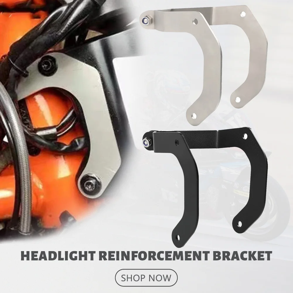 

Motorcycle Steel Neck Brace Kit For 790 890 Adventure R S ADV R/S 2019 2020 2021 790ADV 890Adv Headlight Reinforcement Bracket