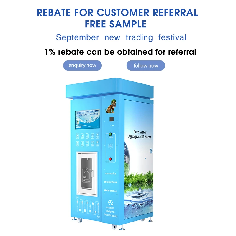 small refill Ro drinking water 800G purified water bottled  vending machine for dispenser vending machine