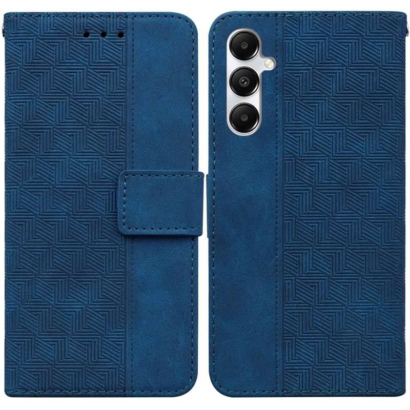 For Samsung Galaxy A05S Case Solid Color Print Leather Flip Phone Case for Samsung A05s Cover A 05S SM-A057F A05 Card Slots Etui