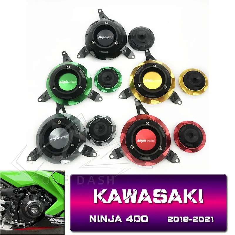 

Motorcycle Engine Guard Set Side Protective Cover Crash Slider Falling Protector For KAWASAKI NINJA 400 NINJA400 2018-2022 21 20