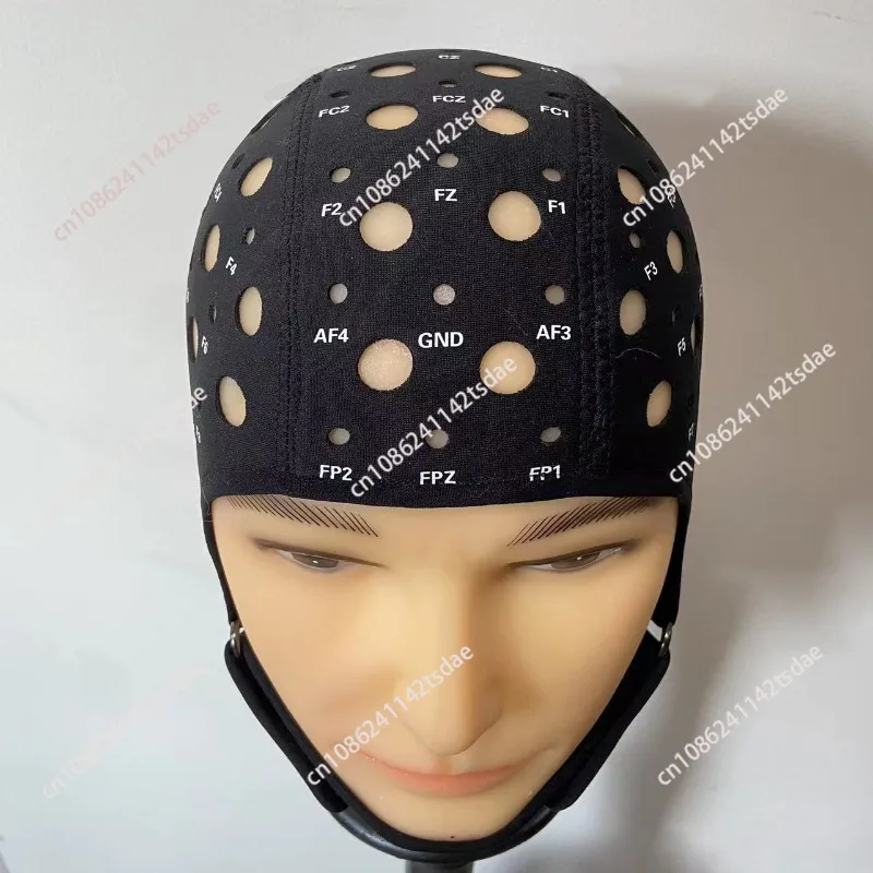 For Strong EEG Performance Thin Sandwich Electrode Cap, 64 Conductive EEG Electrodes, Electromechanical Electrode Type