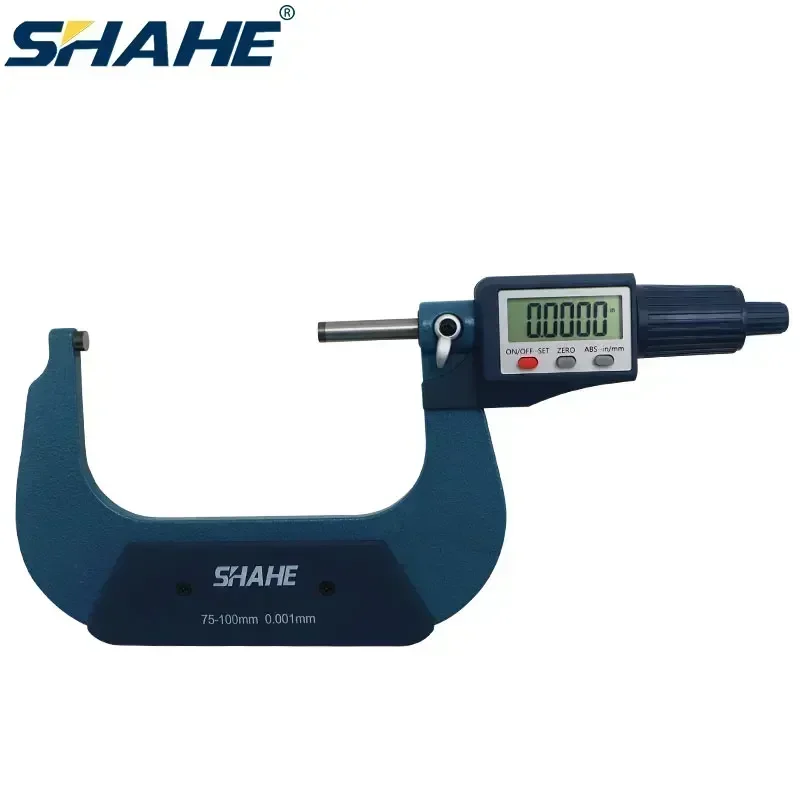 

SHAHE 75-100mm 0.001mm Large Display Digital Micrometer Electronic Digital Outside Micrometro Caliper Measuring Tools