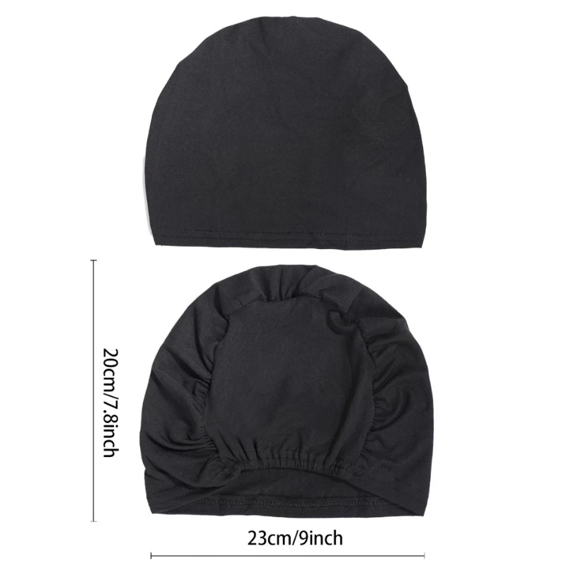 Fashion New Muslim Headscarf Hat for Women's Base Hat Underscarf Hijab Bonnet Soft Stretch HIjabs Tube Cap Turbante Mujer Hat 5