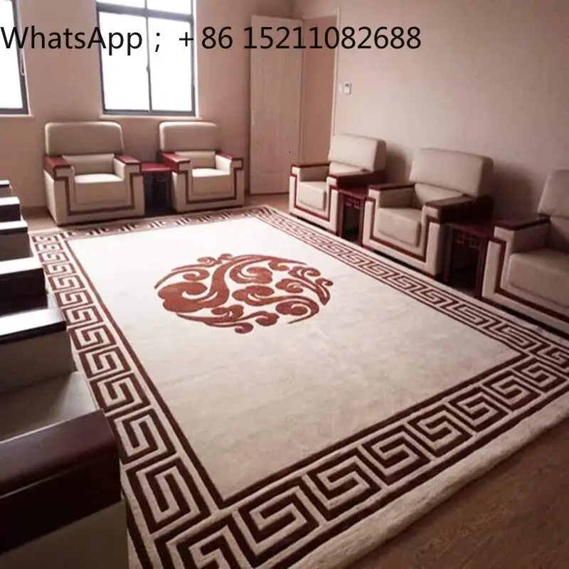 SCY exquisite wool carpet, living room coffee table, bedside vintage light luxury carpet