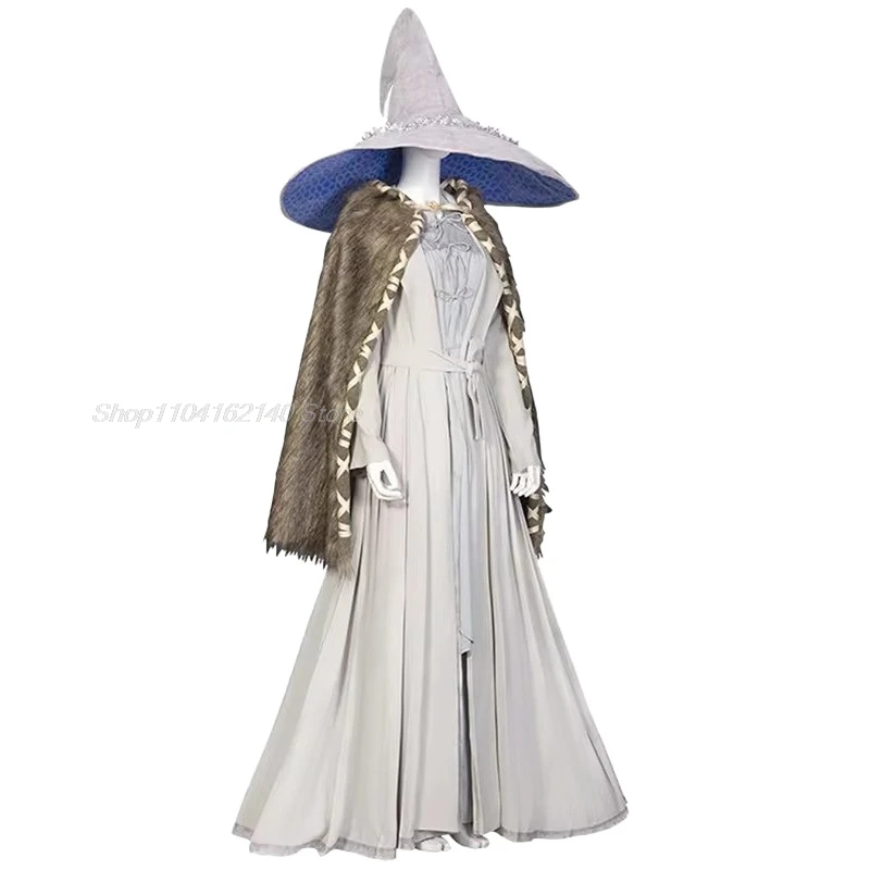 เกม Ranni คอสเพลย์เครื่องแต่งกายชุดหมวกวิกผมชุด Halloween Carnival Cosplay Ranni เสื้อผ้า