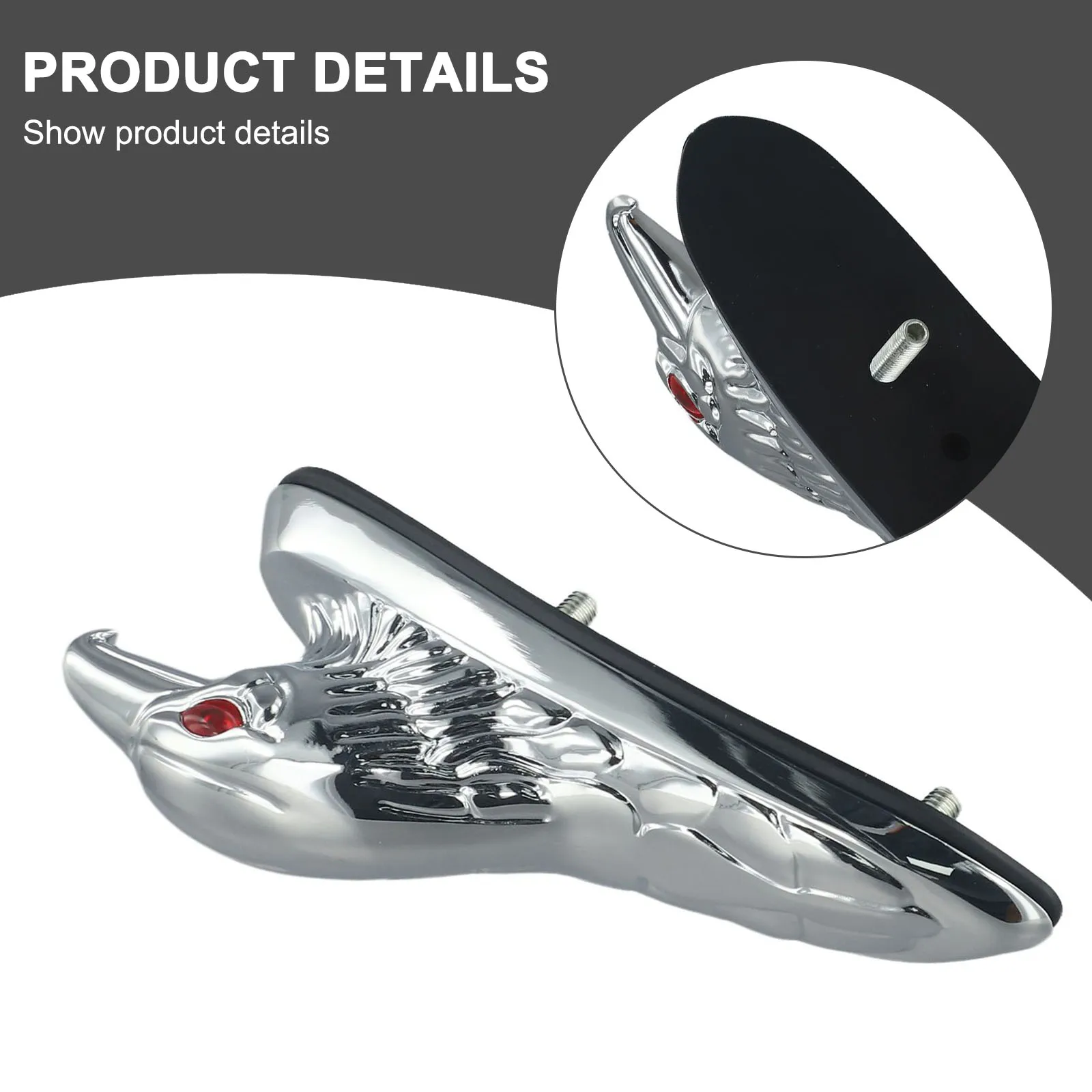 For Various Motorcycle Brands Motorcycle Hood Decoration Motorcycle Chrome Decoration Motorcycle Upgrade Nostalgic Design
