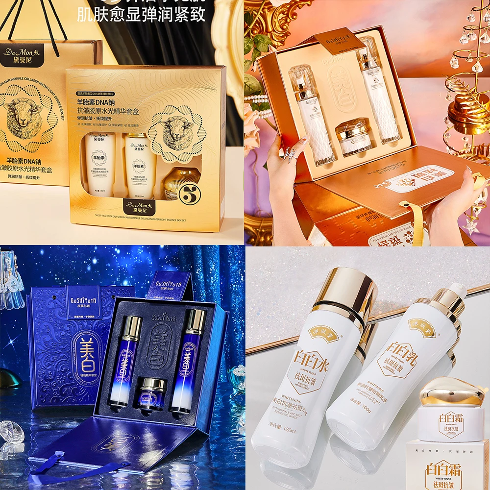 

Refreshing Delicate Lightweight Nourishing Face Cream Firming Elastic Tender Emulsions Moisturizing Face Toner Korea Skincare