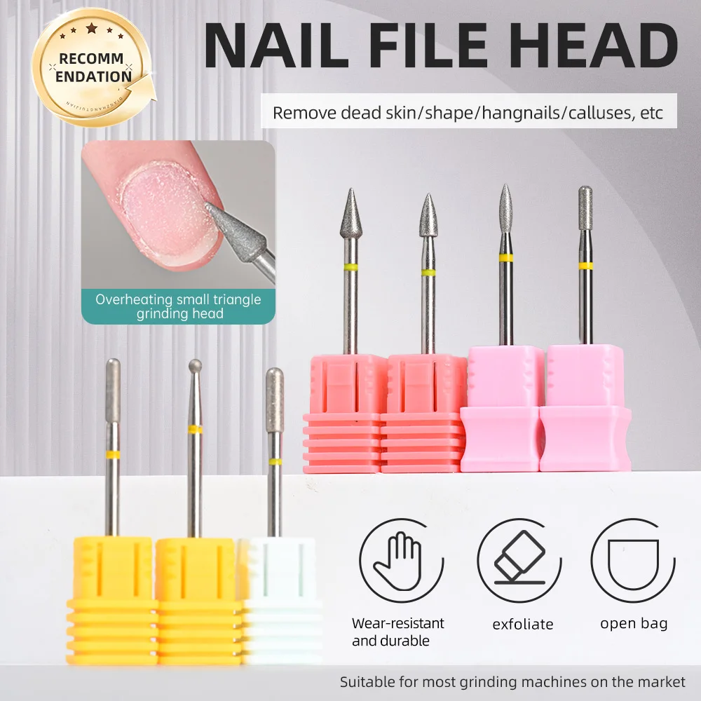 合金タングステン鋼ネイルドリルビットジェルキャッツアイネイルペディキュアとマニキュアツールドリル剥離マニキュアアクセサリーツール