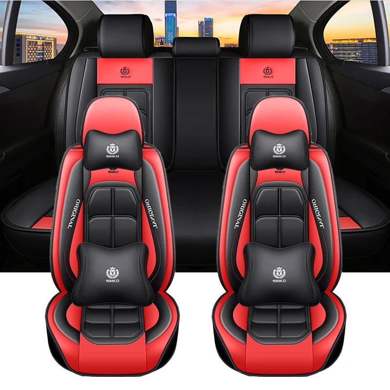 Full Leather Car Seat Cover For JEEP All Car Models Compass Grand Cherokee Commander Wrangler JK Auto Accessories Interior
