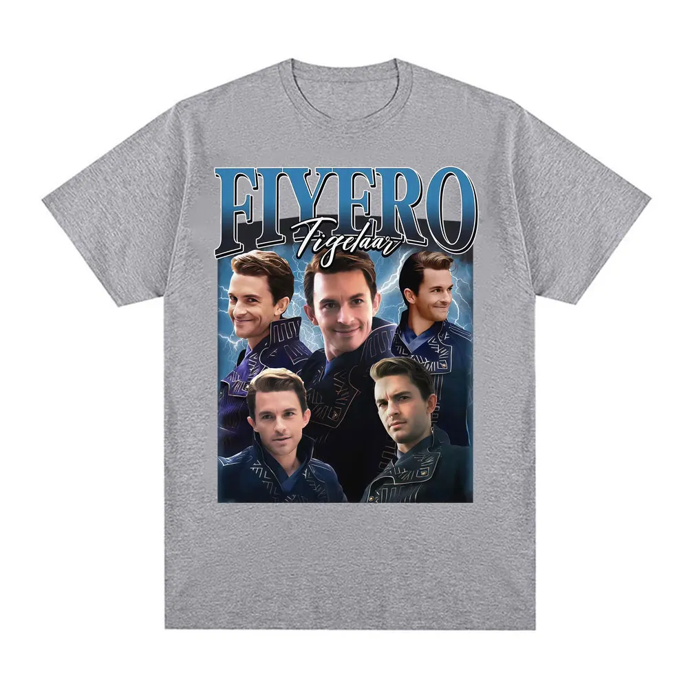 جوناثان بيلي برينس فييرو تي شيرت الشريرة الموسيقية برودواي الرسومات تي شيرت الرجال النساء خمر نمط المتضخم القطن تي شيرت