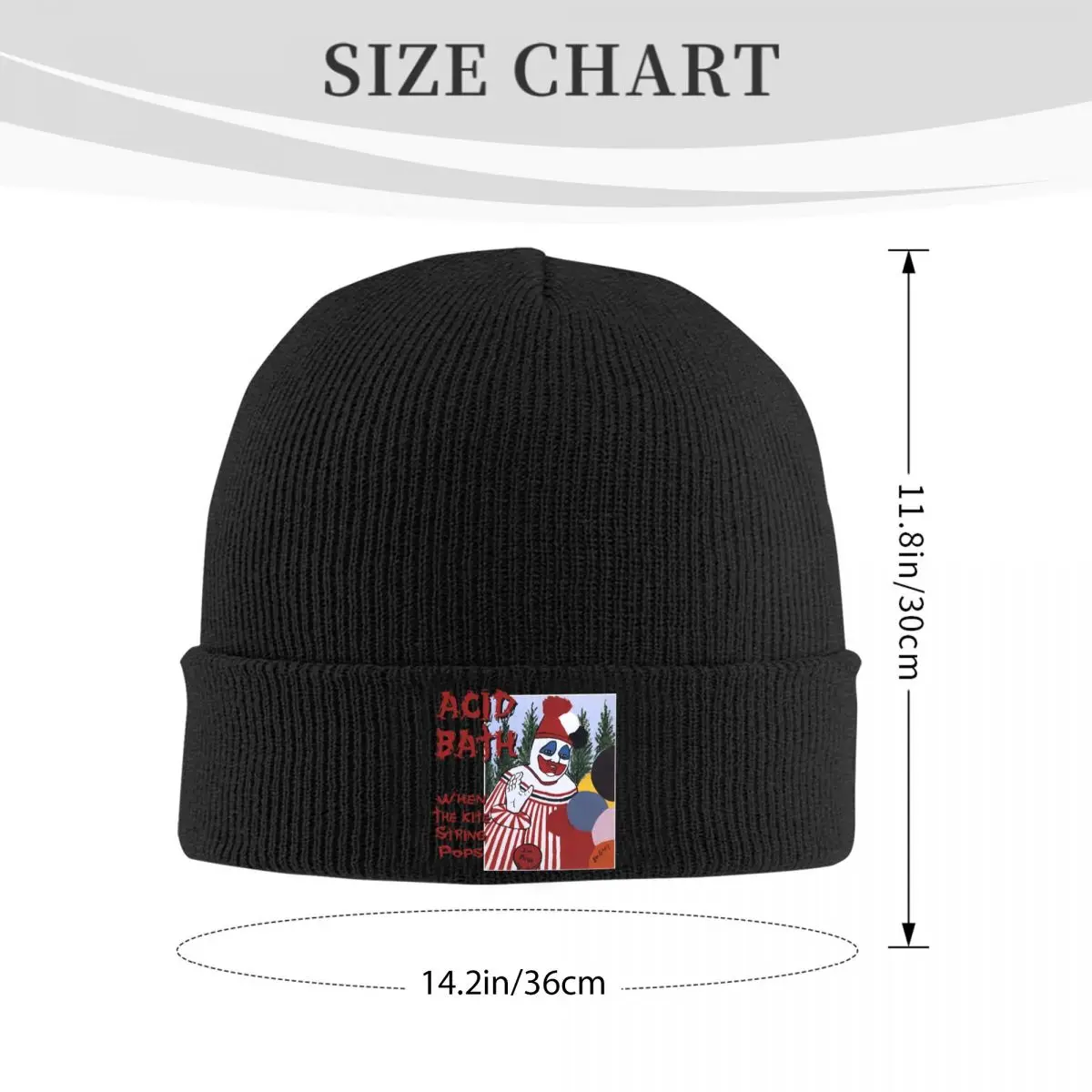 Rock Band The Acid Bath Beanie Hats Bonnet Hats Men Women Vintage Outdoor Sport Skullies Beanies Autumn Design Elastic Caps