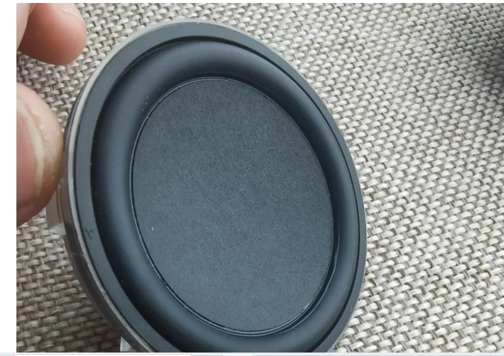 Haut-parleur pleine fréquence pour audio domestique, haut-parleur bricolage, bord en caoutchouc, son de basse, bonne tige, pièces de réparation, 4 ohms, 15W, 2 pouces, 2 pièces