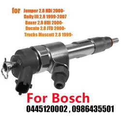 0445120002 New Diesel Fuel Injector 0986435501 For Citroen Jumper Iveco Daily Peugeot Boxer Fiat Ducato 2.8 HDI 1999-