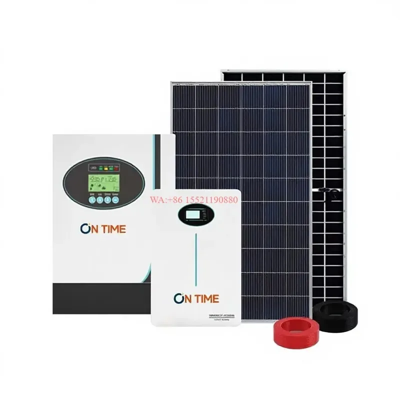 WMWMNU Complete Solar Energy System 5Kw 6Kw 10Kw 15Kw Hybrid Full Set Kit for Home Off Grid Power with Lithium Battery