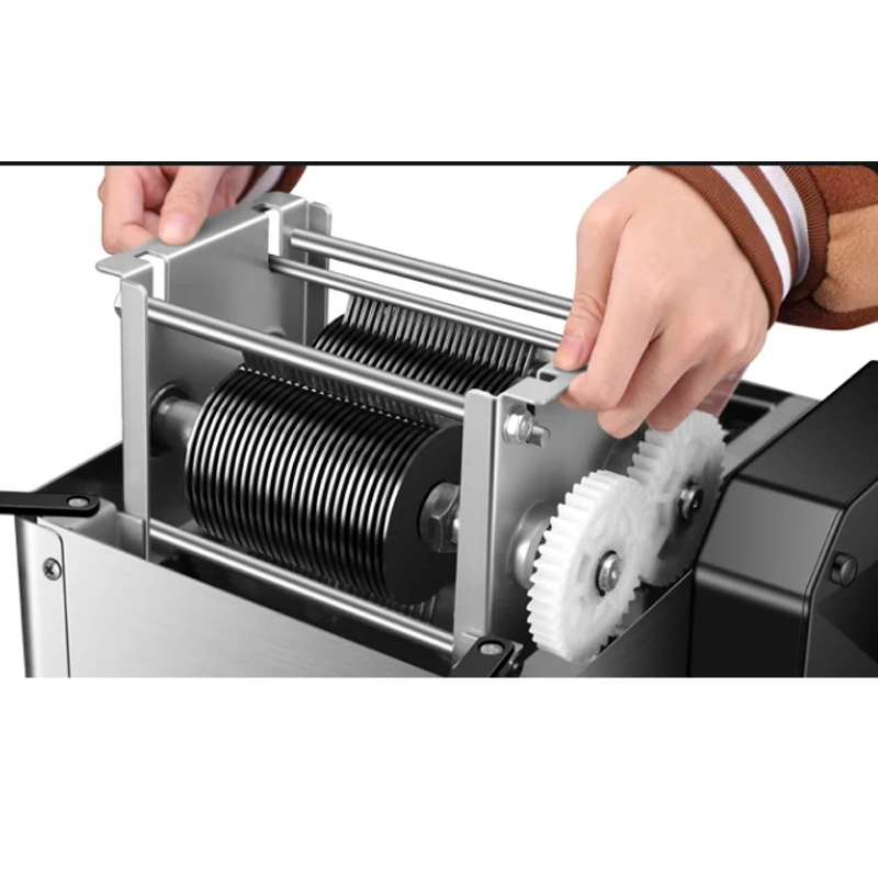 Mesin Pengiris Daging Listrik Penggiling Daging Rumah Komersial Pemotong Ikan Otomatis Pemotong Sayur Bawang Alat Pengiris Abon Fillet