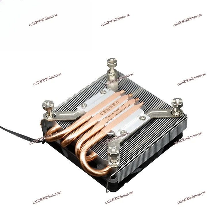 

Thin ITX push-down small host mini chassis four heat pipes silent, interface radiator