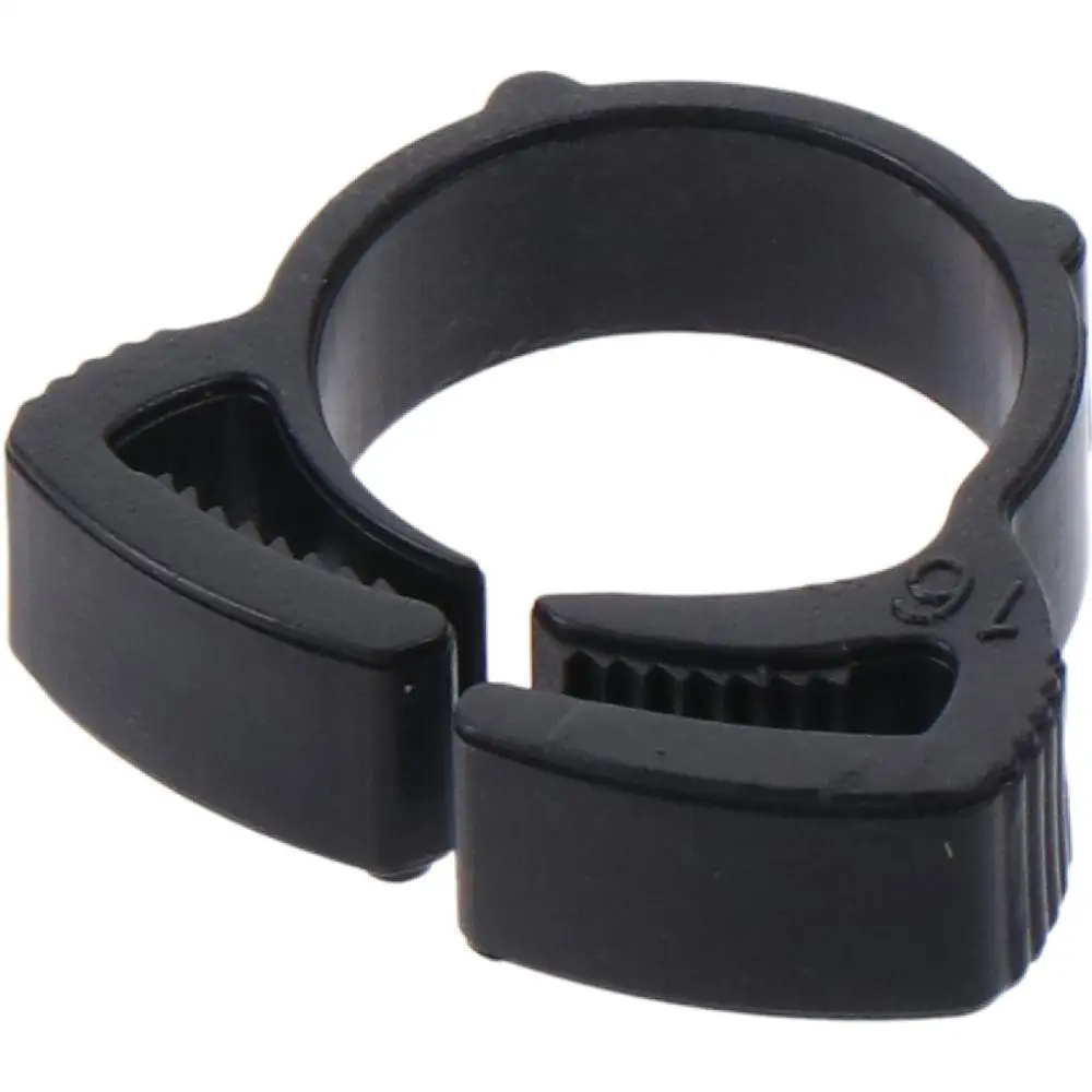 10 Pack 1" Heavy Duty Double Gripping Nylon Black Nylon Plastic Hose Clamps Heavy Duty Snap Grip Tubing/Hose image 6
