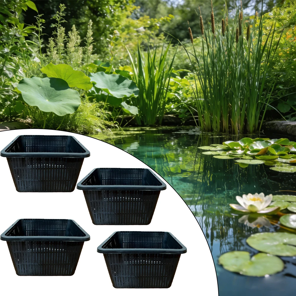 Mesh Support Containers for Hydroponics Gardens Designed for Use with Water-Based Plant Cultivation Methods Set