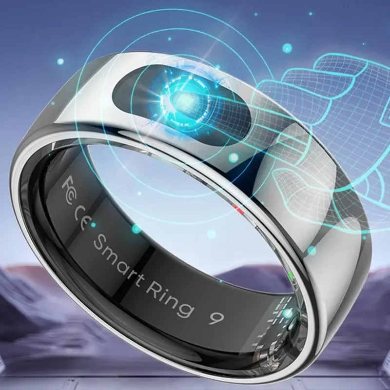 2026 Waterproof Smart Ring Heart Rate Sleep Health Monitoring Body Temperature Sports Steps Remote Control Music Tiktok Page