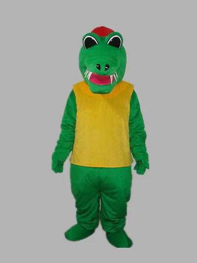 Novo personagem adulto áfrica crocodilo mascote traje halloween vestido de natal corpo inteiro adereços roupa traje da mascote