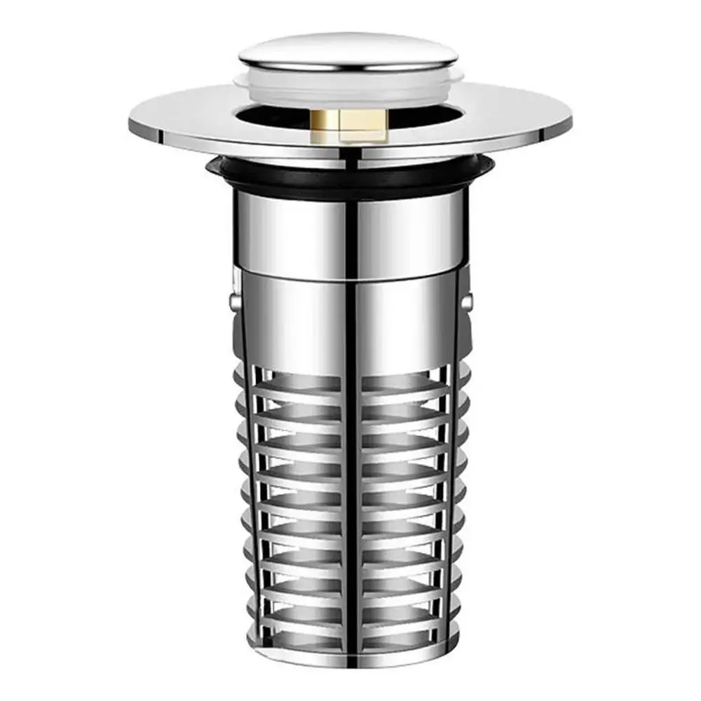 

Plastic Floor Drain Filter Mesh Anti-clog Sealing Cover Washbasin Bounce Core Multifunctional Hair Trap Pop Up Drain Filter