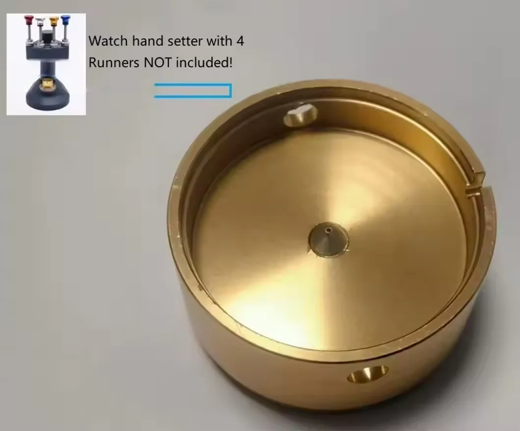 Watch Hands Fitting Tool Metal NH35 NH36 Watch Movement Holder for Bench Type Watch Hands Setter with Runners W3919