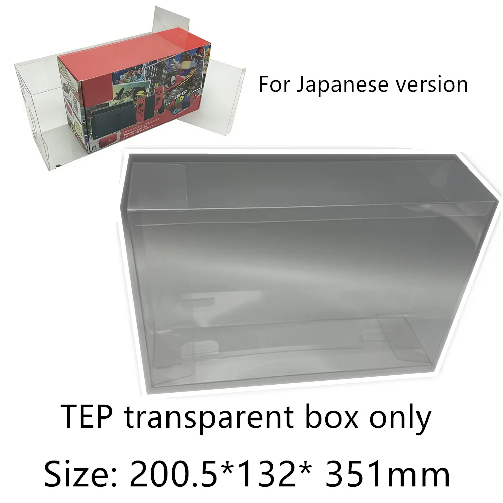 Collection Display Box For Super Mario Odyssey/Nintendo Switch/NS Game Storage Transparent Boxes TEP Shell Clear Collect Case