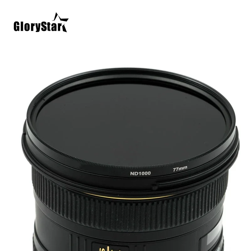 ND32 ND64 ND400 nd1000 nd2000 ND Glass Neutral Density Lens Filter 37/49/52/55/58/62/67/72/77/82 mm for canon nikon SONY dslr