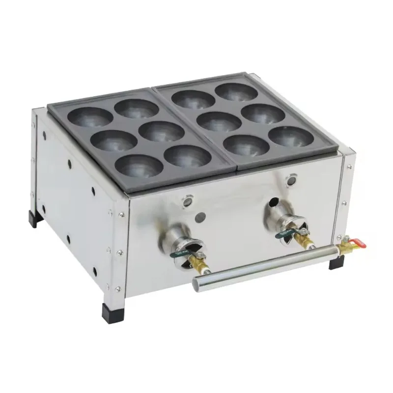 Commercial Octopus Balls Oven Japan Bakudanyaki Oven Non-stick Octopus Balls Grill Oven Giant Takoyaki Machine Using