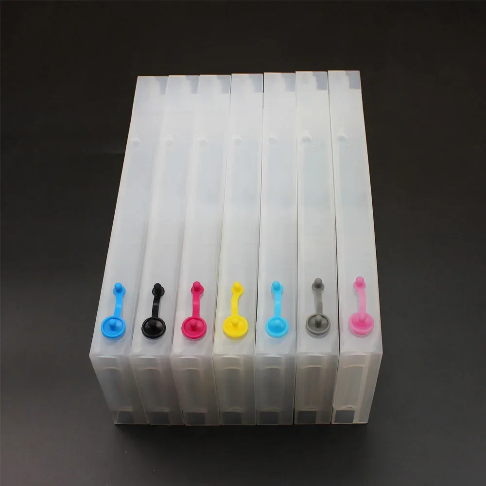 

220ML Empty Refill Ink Cartridge With Chip For Epson 4000 4400 4450 4800 4880 7600 9600 printer Refillable Ink Cartridge