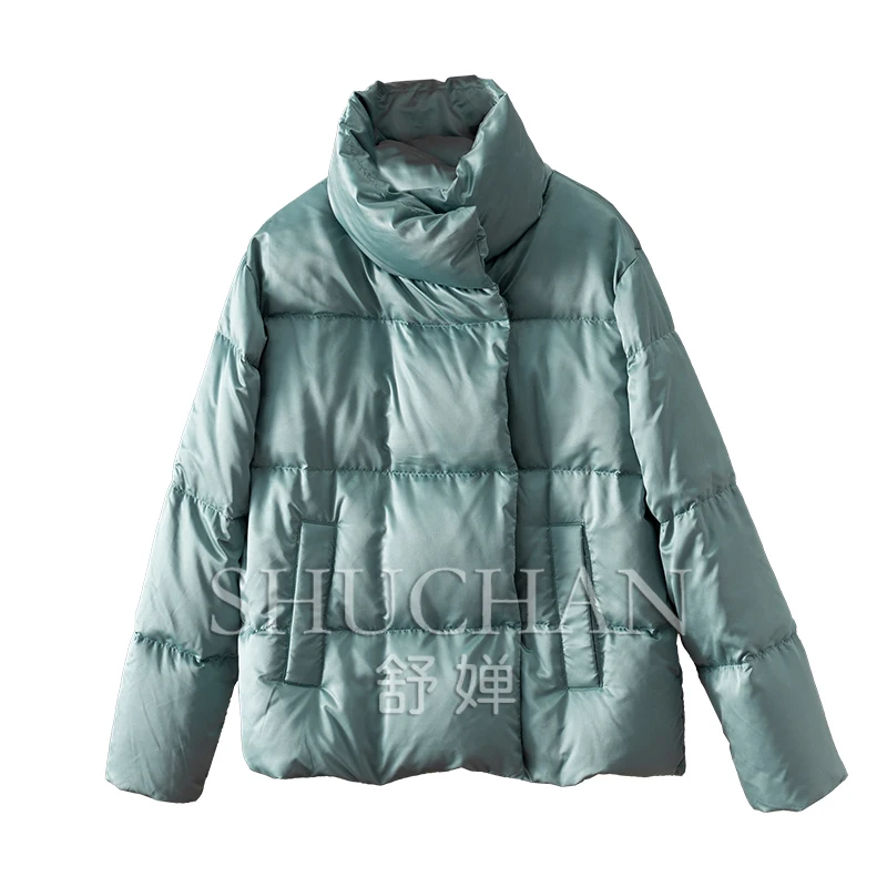 

Stand-up Collar 90% Down Jacket Small Woman 2024 Winter Casaco Feminino Inverno Winter Coat Women