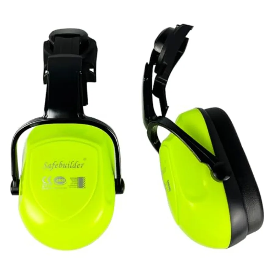 

30dB Hard Hat Type Safety Earmuffs for Industrial and Construction Use ANSI S3.19 Compliant Hearing Protection with Adjustable