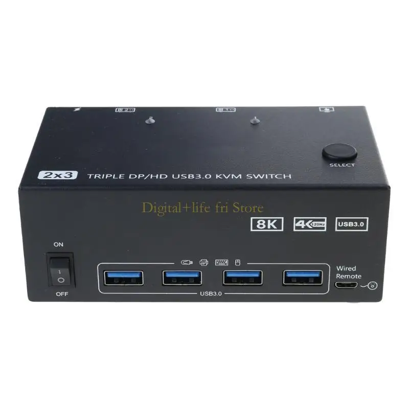 

E06D Advanced KVM переключение для 2 -х мониторов 2 8K с расширением USB