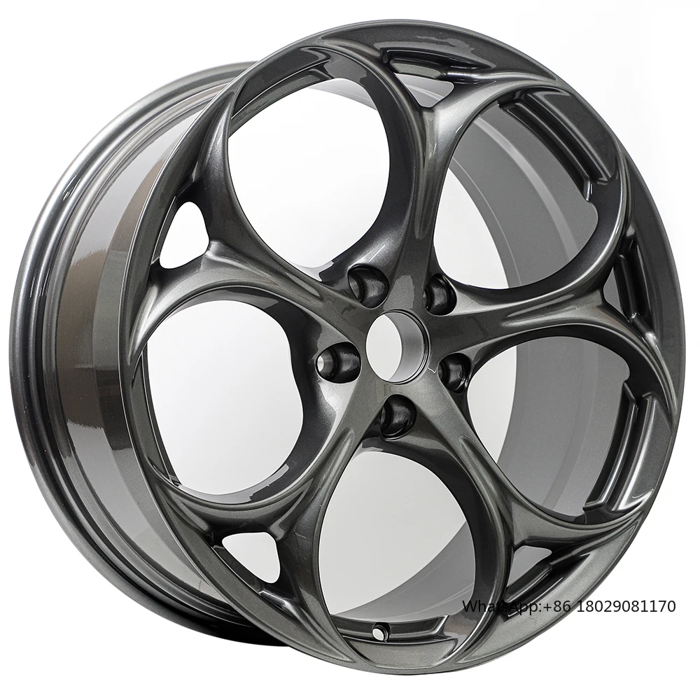 18 19 20 22Inch Passenger Car Alloy Wheel 4*98 5*110 Black Gun Gray Color For Alfa Romeo wheel alloy Rims