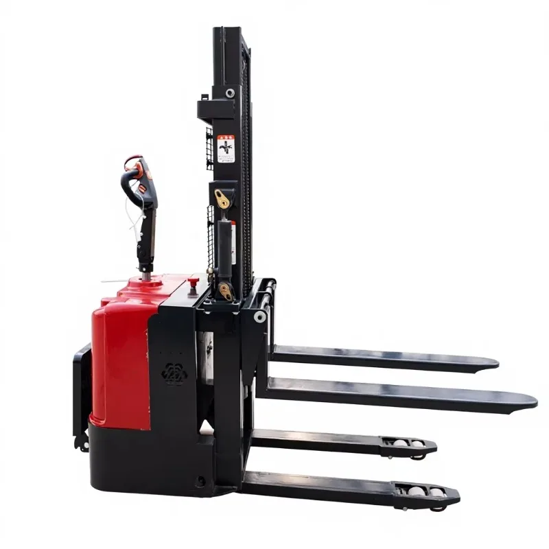 Customized Electric Stacker Forklift 1.5T-2T 2.2kW Lithium-Ion Battery 18 Months Warranty For Warehouse