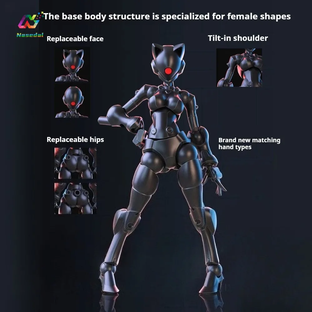 Sheik Mainland 3MIN PROJECT A Swift Female Mutant 3.75Inch Action Figure 1pc No Box Super Movable Collectible DIY Assembly Model