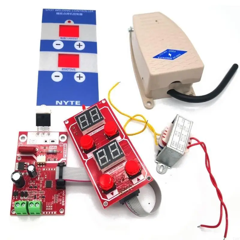 

Durable Spot Welder Control Board Spot Welder Kits Push Button with Buzzer Point