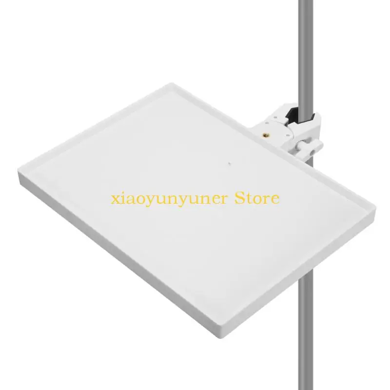 P9JB Double Purpose Microphones Stand Tray Shelf For Holding Mixer Controllers NonSlip Edges Design Lightweight Durability