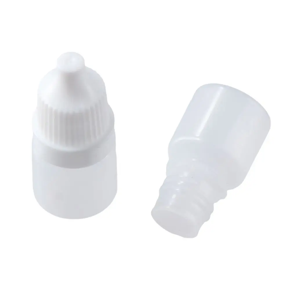 3/5/10/15/20ml with Childproof Cap Squeezable Dropper Bottles Plastic Empty Containers Refillable Bottles Eye Liquid Bottle