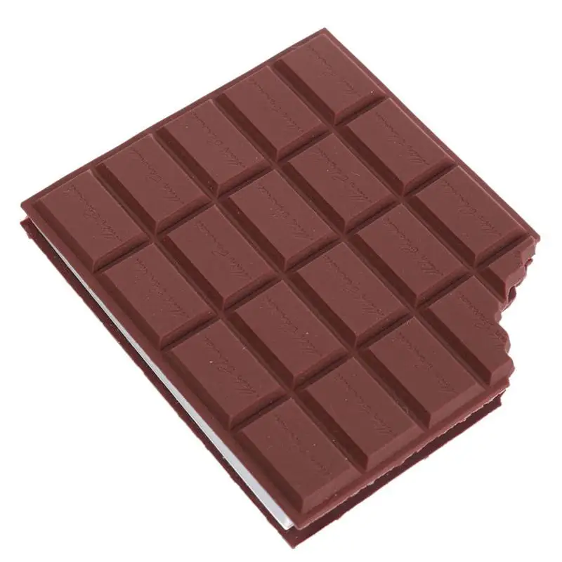 Bloc-notes en chocolat, bloc-notes, 80 feuilles, 1 pièce