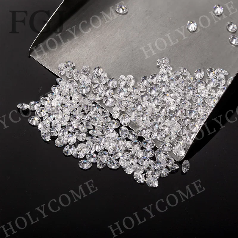 New GRA Small Size Oval  Girdle Loose Moissanite White Color VVS1 Lab Grown Diamonds Gems Customized Factory Wholesale Price