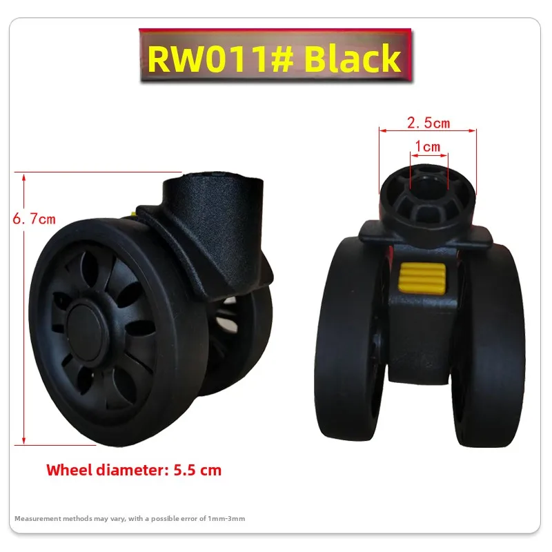 Universal Wheel Luggage Cart Travel Tool Box Wheel Roller Bag Wheel Removal Caster 011 Versatile Wheel for Suitcase And Bag