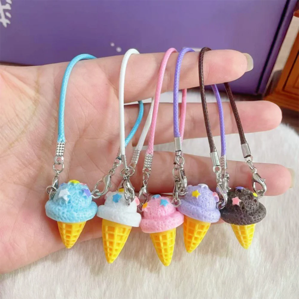 

Мини-подвеска в виде модели мороженого, подходит для 17 см, аксессуары для одежды Labubu, аксессуары для кукольного домика (без кукол)