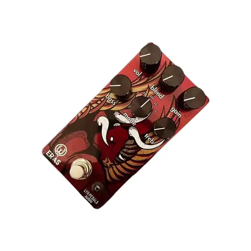 A89E-LYR PEDALS High Gain Rock Electric Guitar Effects Pedal Guitar Accessories Guitar Effects Pedal Single Block Distortion