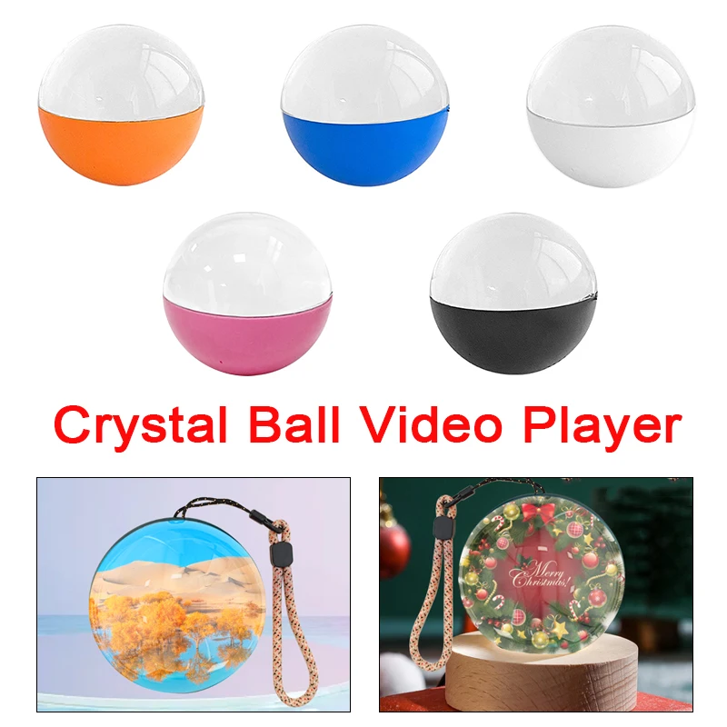 

Видео хрустальный шар с эффектом памяти, стеклянный шар, лампа, сферический пиксельный дисплей, стеклянный шар, электронный экран, подарок на свадьбу/юбилей