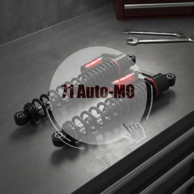 Weatherproof Motorcycle Rear Shock Absorber Hydraulic Adjustable Spring Suspension Damper for Off-Road Adventures