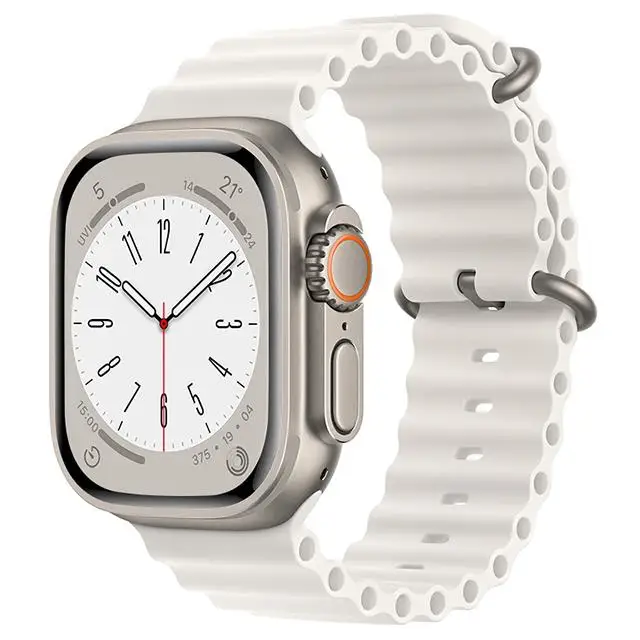 Ocean Strap voor Apple Watch Band Ultra 3 2 49mm 44mm 40mm 45mm 41mm 46mm Siliconen Correa Armband iWatch Series 7 6 SE 8 9 10 11