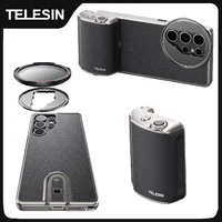 TELESIN Master Shooting Set cámara de teléfono agarre de mano soporte de teléfono CPL ND 2-32 filtro mango remoto para SAMSUNG Galaxy S25 Ultra
